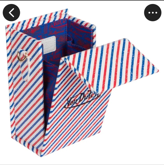 Von Dutch FULL inclusion: Barber Shop Purse, dust bag, gift wrap, & box NWT - Picture 3 of 5